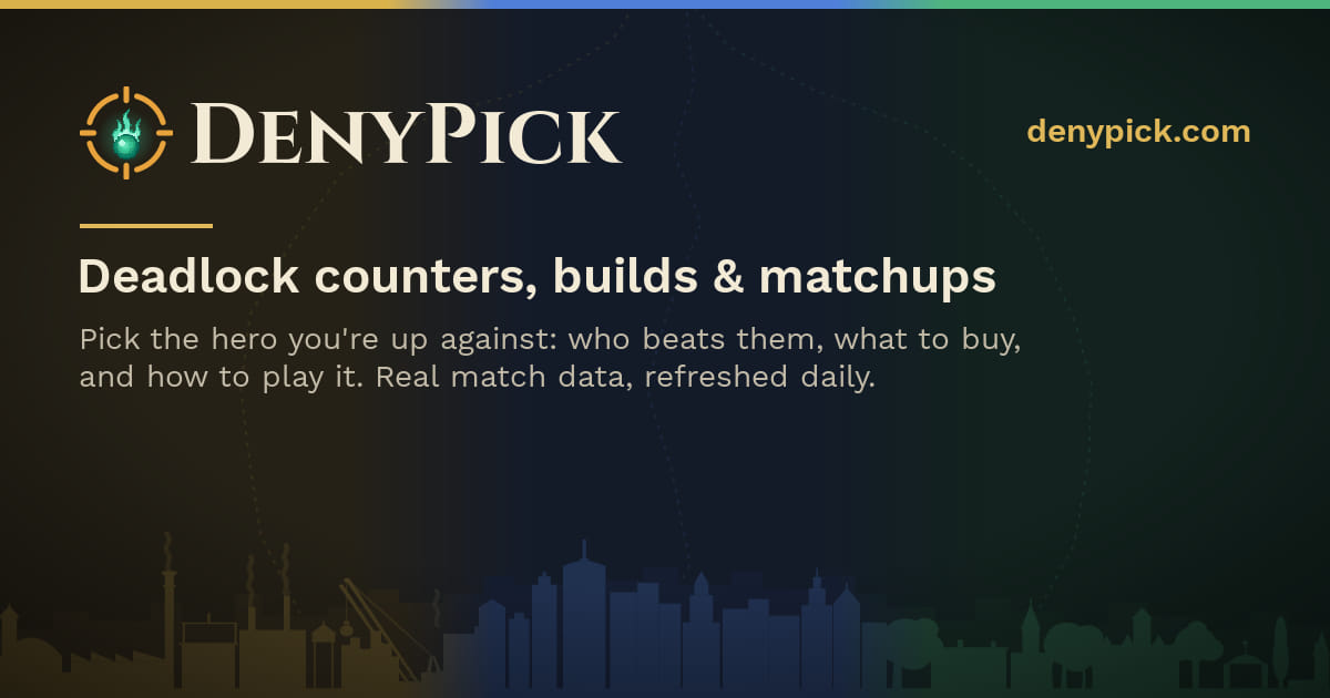 Rem Build Deadlock Deadlock builds — the best build for every hero · DenyPick